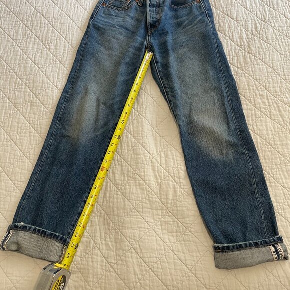 Levi's 501 Anniversary Edition Jeans Size 24 Waist Selvedge Denim - Picture 1 of 8